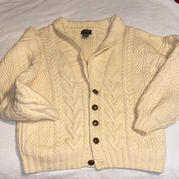 Robinson’s Private Stock Sweaters - Cozy Cream Cable Knit Cardigan
